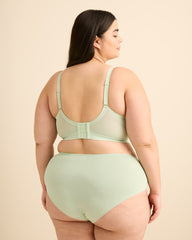 Wireless Padded Textured Aqua Lounge Bra - Déesse Collection