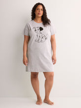 Grey Short-Sleeve Sleepshirt with Dalmatian Print - Disney