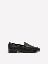 Extra Wide Width, Black Leather Loafer