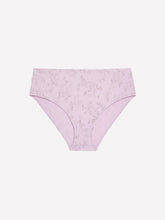 High-Cut Lavender Floral Cotton Brief - ti Voglio