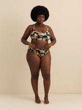 Tropical Black High-Waisted Marlee Swim Brief - Body Glove