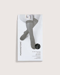 Knee High Nylon Socks, Set of 3