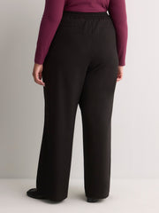 Pull-On Wide-Leg Workleisure Pant