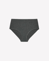 Heather Rib Knit Full Brief - tiVOGLIO