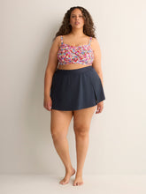 Mid-Rise Swim Skirt With Built-In Shorts