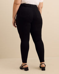 Black Classic-Fit Mid-Rise Jean Legging - d/C JEANS
