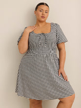 Sweetheart Midi Dress with Balloon Sleeves - Addition Elle