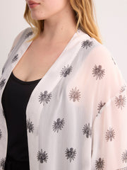 Printed Loose Tunic Overpiece