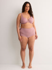 Rose Unlined Underwire Bra with Mesh - Déesse Collection
