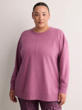 French Terry Long Sweatshirt with Fashion Cut - Active Zone