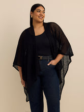 Fancy Stitch Open Cape