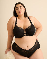 Unlined Underwire Lace Magnetic Front-Closure Bra - Déesse Collection