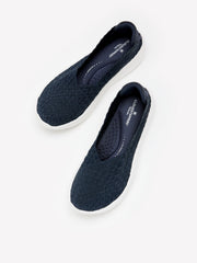 Wide Width, Blue Solevana Weave Shoe - Clarks