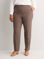 Grey Slim-Leg Savvy II Twill Pants