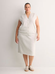 Sleeveless Knit Cardigan - Active Zone