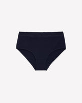 Cotton Blend Brief with Wide Lace Elastic - ti Voglio