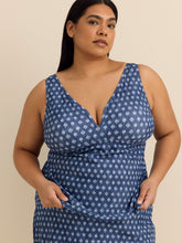 Printed Tanzania Tankini Top - Raisins Curve