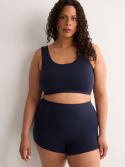 Navy Boyshort Seamless Brief - tiVOGLIO
