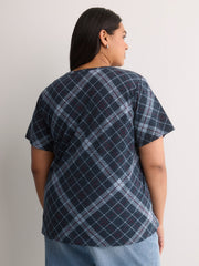 Curvy-Fit Short-Sleeve Crew-Neck Tee