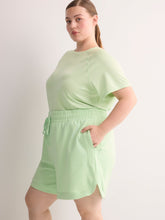 French Terry Tulip-Hem Bermuda Short - Active Zone