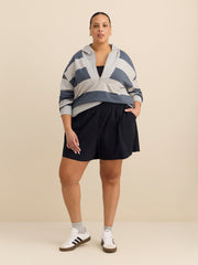 Long Pull-Over Sweatshirt with Hood - Active Zone