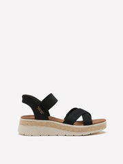 Wide Width, Bobs Sun Ray Slip-In Sandals - Skechers