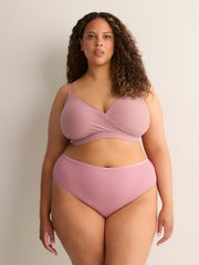 Wireless Rose Padded Textured Lounge Bra - Déesse Collection