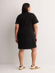 Short-Sleeve Mock-Neck Dress - Active Zone