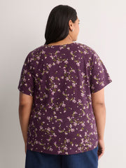 Curvy-Fit Short-Sleeve Crew-Neck Tee