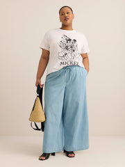 White Boxy Tee