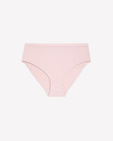 High-Cut Pink Microfibre Brief - tiVOGLIO