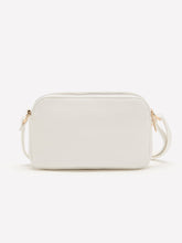 Double Zip Crossbody Bag with Tassel