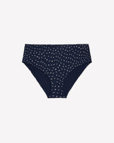 Navy High-Cut Cotton Brief with Cherry Print - ti Voglio