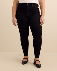 Black Classic-Fit Mid-Rise Jean Legging - d/C JEANS