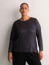 Responsible, Croco-Print Long-Sleeve T-Shirt with Back Insert - Active Zone
