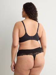 Unlined Underwire Bra with Mesh - Déesse Collection