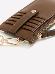 Faux Leather Wrist Wallet