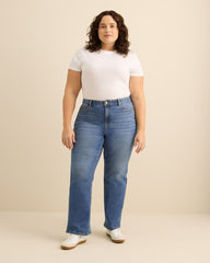 Petite, Classic-Fit High-Rise Bootcut Jeans - d/C Jeans