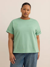 Boxy Short-Sleeve Crew-Neck T-Shirt