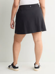 Black 4-Way Stretch Pull-On Skort - Active Zone
