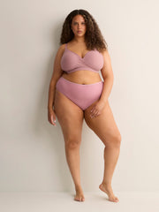 Wireless Rose Padded Textured Lounge Bra - Déesse Collection