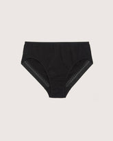 High-Cut Brief with Lace Applique - ti VOGLIO