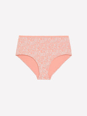 Pink Cotton Full Brief with Paisley Print - tiVOGLIO