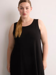 Sleeveless Long Rib Knit Sleepshirt - ti Voglio