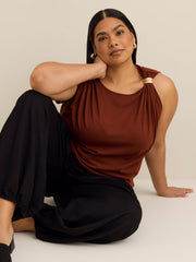 Knit Pull-On Balloon Pant