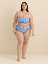 Printed High-Rise Swim Brief