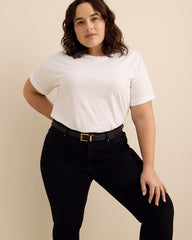Black Classic-Fit Mid-Rise Jean Legging - d/C JEANS