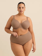 Second Skin Neutral Unlined Underwire Matte Bra - ti Voglio
