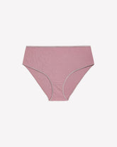 Solid High-Cut Ribbed Brief - ti Voglio