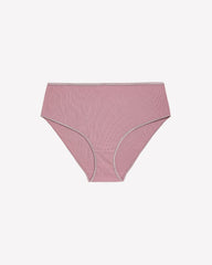 Solid High-Cut Ribbed Brief - ti Voglio
